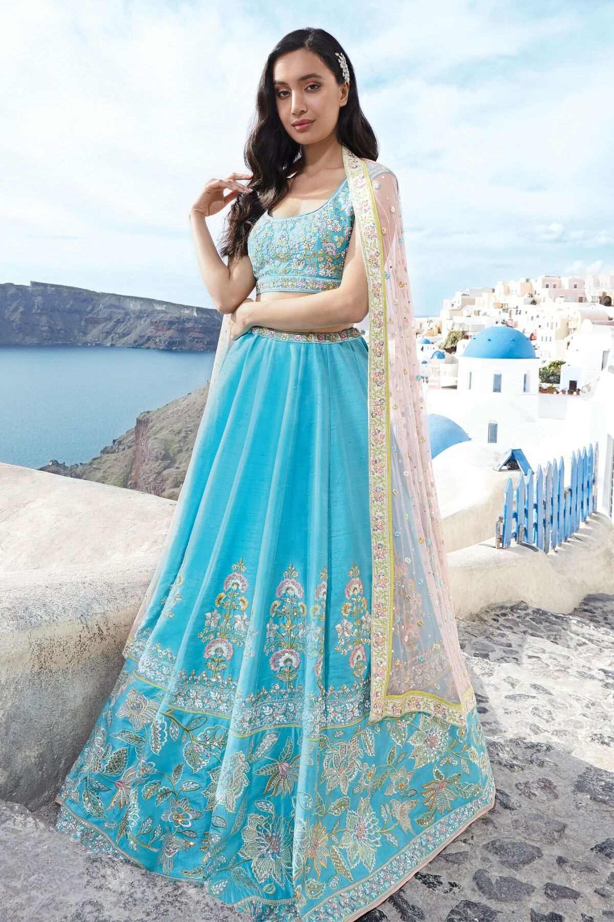 Beautiful Indian wedding Dress for Bride # B2067 | Designer wedding dresses,  Classy wedding dress, Elegant bridal dress